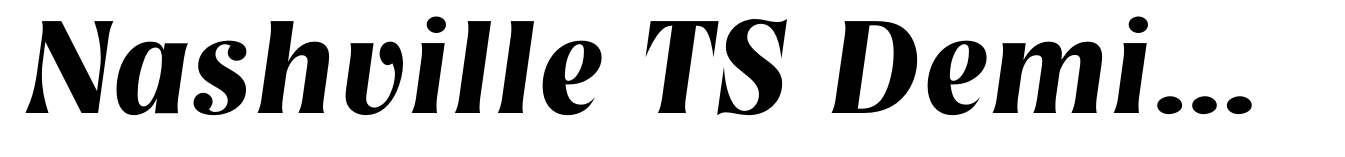 Nashville TS DemiBold Italic